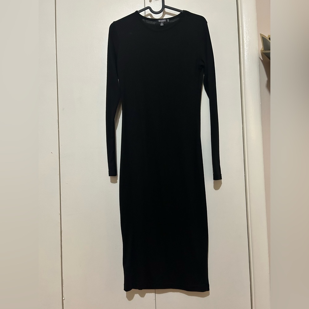 Missguided midi bodycon dress